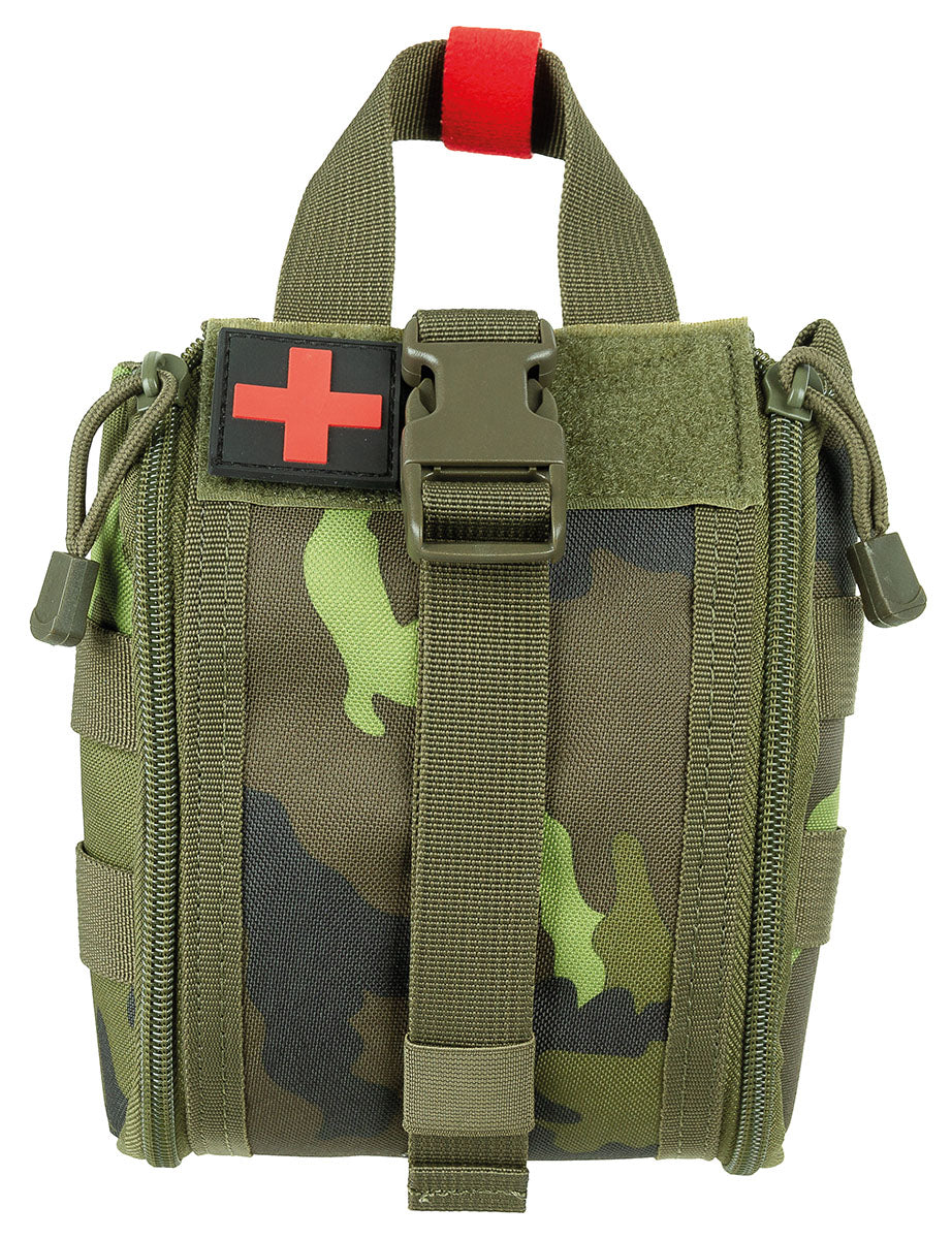 Pochette médicale MFH IFAK MOLLE petit format 16 x 18 x 8 cm en polyester