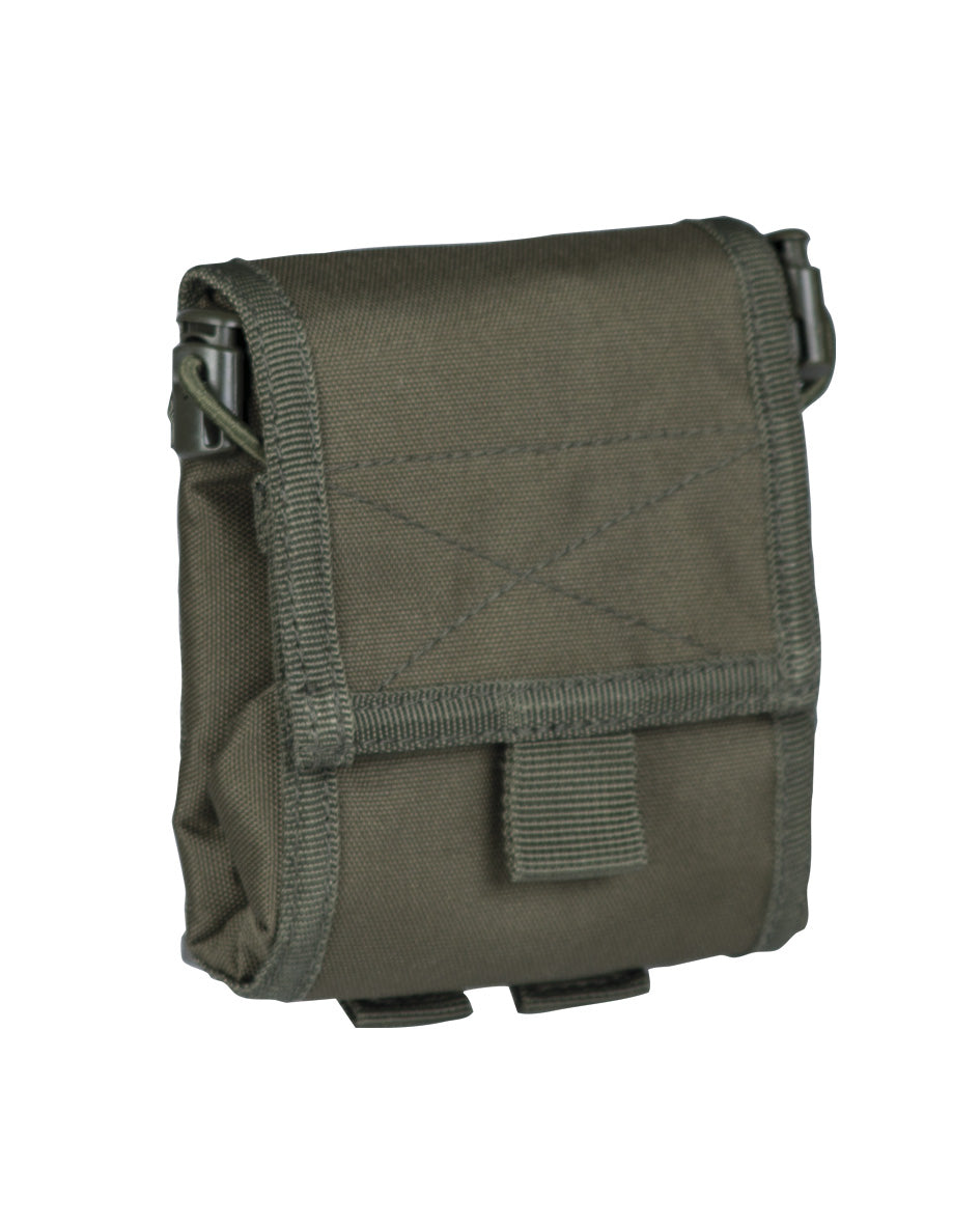 Pochette fourre-tout pliable Mil-Tec en polyester format replié 11 x 4 x 13 cm MOLLE
