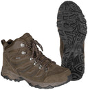 Chaussures d'intervention MFH Assault 5.0 en cuir velours à membrane HBR imperméable