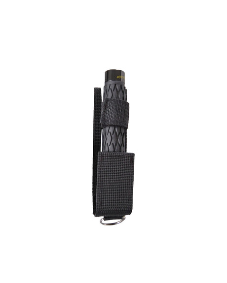 Matraque télescopique Mil-Tec acier au carbone 16 / 41 cm poignée TPE avec étui nylon
