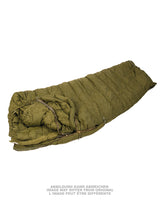 Sac de couchage d'hiver cinq pièces de la Bundeswehr, surplus d'occasion