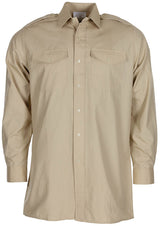 Chemise de service britannique à manches longues, surplus d'occasion, lot de 10