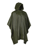 Poncho Mil-Tec en PVC 0,15 mm de 203 x 127 cm et 300 g avec filet de rangement