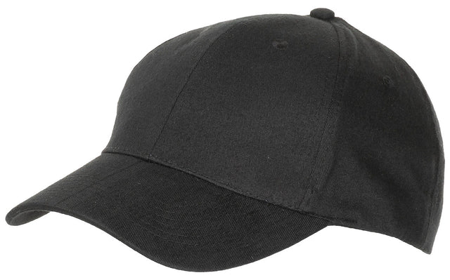 Casquette plate MFH en coton brossé à boucle laiton et visière six piqûres