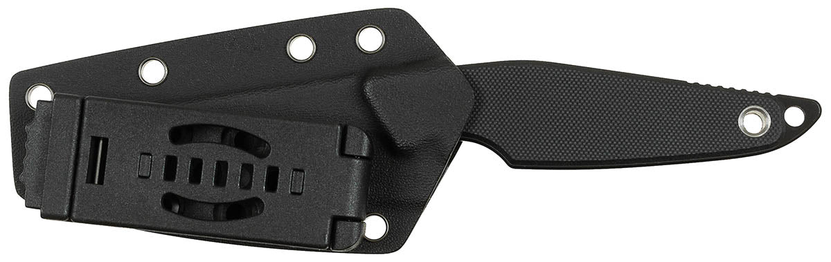 Couteau à lame fixe Fox Outdoor Raven lame tanto 8,5 cm manche G10 étui Kydex