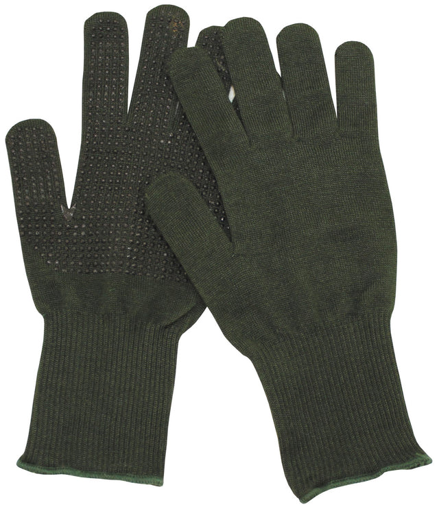 Gants à doigts britanniques en fibre aramide, surplus d'occasion, lot de 10