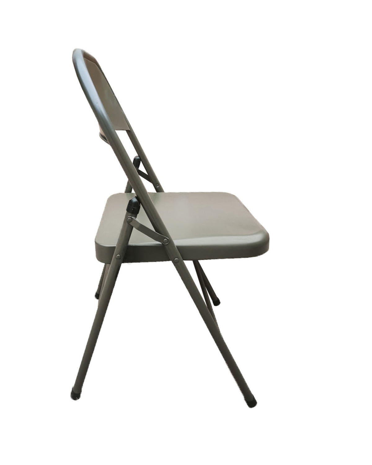 Chaise pliante type US Mil-Tec en métal laqué 45 x 47 x 79 cm, charge 120 kg