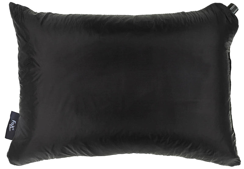 Oreiller de voyage gonflable Fox Outdoor 80 g en nylon avec sac de rangement