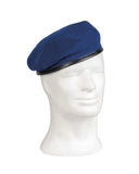 Béret commando type Bundeswehr Mil-Tec en laine mérinos bordure cuir de chèvre UPF 40