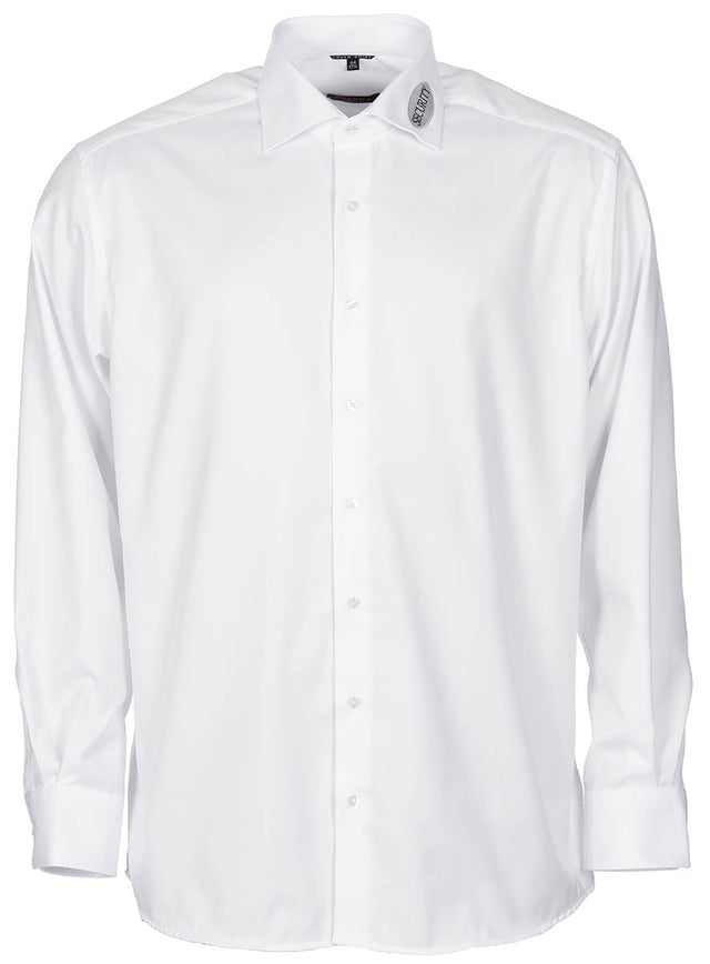 Chemise de service MFH Security en coton brodée au col manchettes boutonnées