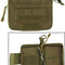 Porte-carnet Mil-Tec en polyester enduit PVC 18,5 x 13 cm avec mousqueton et porte-stylo