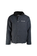 Blouson type US Navy N-1 Mil-Tec en coton avec doublure peluche et glissière métallique