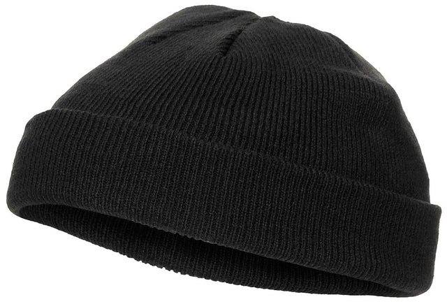 Bonnet extra court à revers MFH en acrylique maille fine double épaisseur