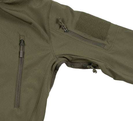 Veste softshell MFH Professional Scorpion à traitement Téflon colonne d'eau 8000 mm