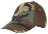 Casquette enfant MFH à visière préformée surpiquée, taille réglable et six aérations