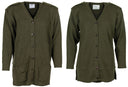 Gilet tricoté commando britannique coupe femme, surplus d'occasion, lot de 5