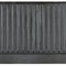 Plancha réversible en fonte Fox Outdoor 50 x 23 cm à deux poignées et face rainurée