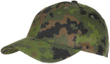 Casquette US MFH réglable en polycoton à visière six piqûres et six œillets