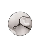 Masque de bouche et de nez Mil-Tec en polyester extensible doublé coton avec pince-nez