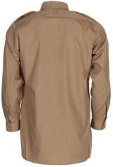 Chemise de service britannique à manches longues, surplus d'occasion, lot de 10