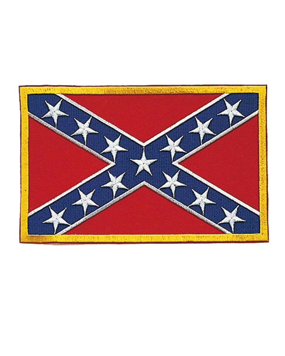 Ecusson drapeau confédéré Mil-Tec en polyester et coton pour tenue et paquetage