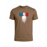 T-shirt imprimé OPEX à motif tricolore en coton 180 g/m² manches courtes
