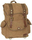 Sac à dos en toile PT PureTrash 25 l en coton à boutons pression et laiton