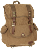 Sac à dos en toile PT PureTrash 25 l en coton à boutons pression et laiton