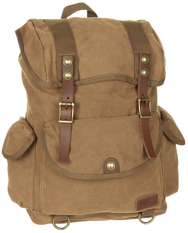 Sac à dos en toile PT PureTrash 25 l en coton à boutons pression et laiton