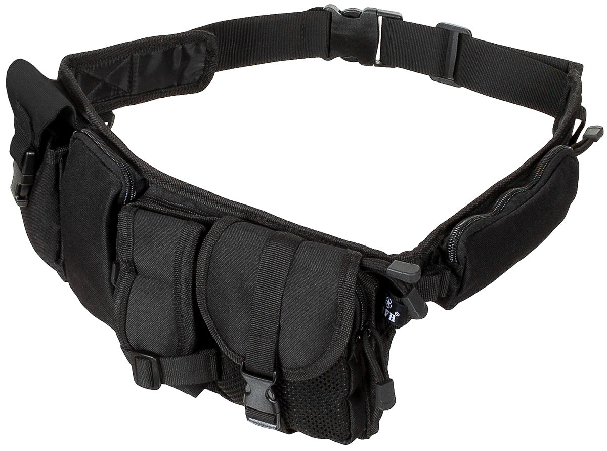 Ceinture-sacoche à six poches MFH en polyester réglable jusqu'à 110 cm