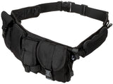 Ceinture-sacoche à six poches MFH en polyester réglable jusqu'à 110 cm