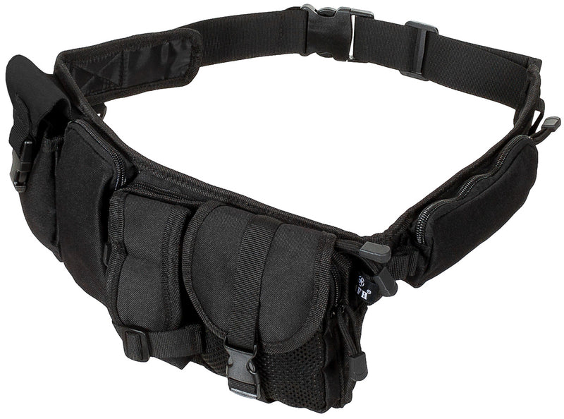 Ceinture-sacoche à six poches MFH en polyester réglable jusqu'à 110 cm