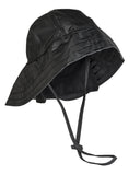 Chapeau de pluie Südwester Mil-Tec en polyester enduit PVC à bord arrière allongé