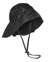 Chapeau de pluie Südwester Mil-Tec en polyester enduit PVC à bord arrière allongé