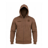 Sweat à capuche OPEX Spider 60 % coton 325 g/m² à fermeture éclair et poches manches