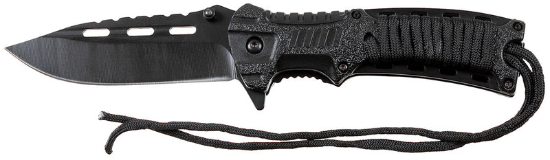 Couteau pliant Fox Outdoor lame 9,3 cm avec allume-feu et sifflet dans le manche