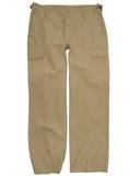 Pantalon de combat femme Mil-Tec type BDU en coton ripstop lavé avec renforts genoux