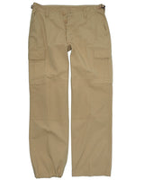 Pantalon de combat femme Mil-Tec type BDU en coton ripstop lavé avec renforts genoux