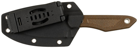 Couteau à lame fixe Fox Outdoor Bowie acier 3Cr13MoV lame 9,5 cm étui Kydex