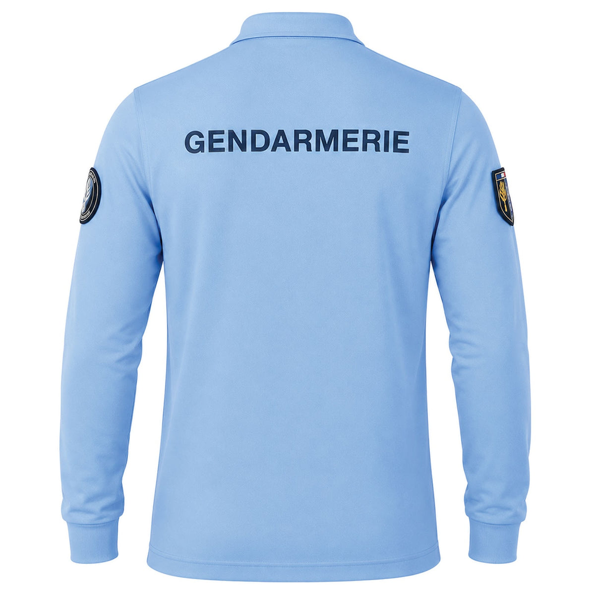 Polo Gendarmerie Patrol Equipement manches longues maille piquée polyester Cooldry
