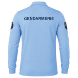 Polo Gendarmerie Patrol Equipement manches longues maille piquée polyester Cooldry