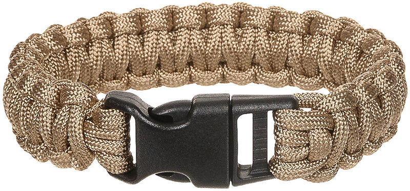 Bracelet en Parachute Cord MFH 23 mm à clip jusqu'à 330 cm de corde en polyester