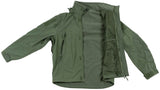 Veste softshell MFH Viper à capuche intégrée et renforts de coudes 8000 mm