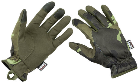 Gants tactiques MFH Professional Lightweight à trois doigts tactiles, séchage rapide