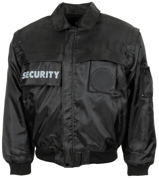 Blouson MFH Security à manches amovibles doublure séparable et écussons