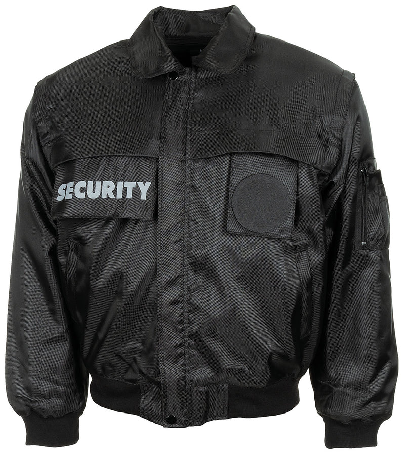 Blouson MFH Security à manches amovibles doublure séparable et écussons