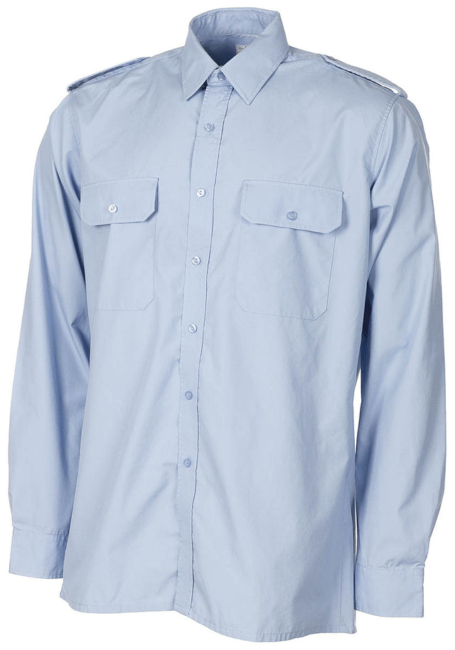 Chemise de campagne néerlandaise à manches longues, surplus d'occasion, lot de 10
