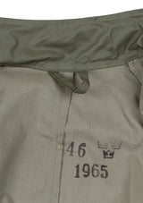 Manteau de pluie suédois avec traces de stockage, surplus comme neuf, lot de 5