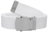 Ceinture MFH en toile coton 3 cm à boucle métallique réglable jusqu'à 130 cm