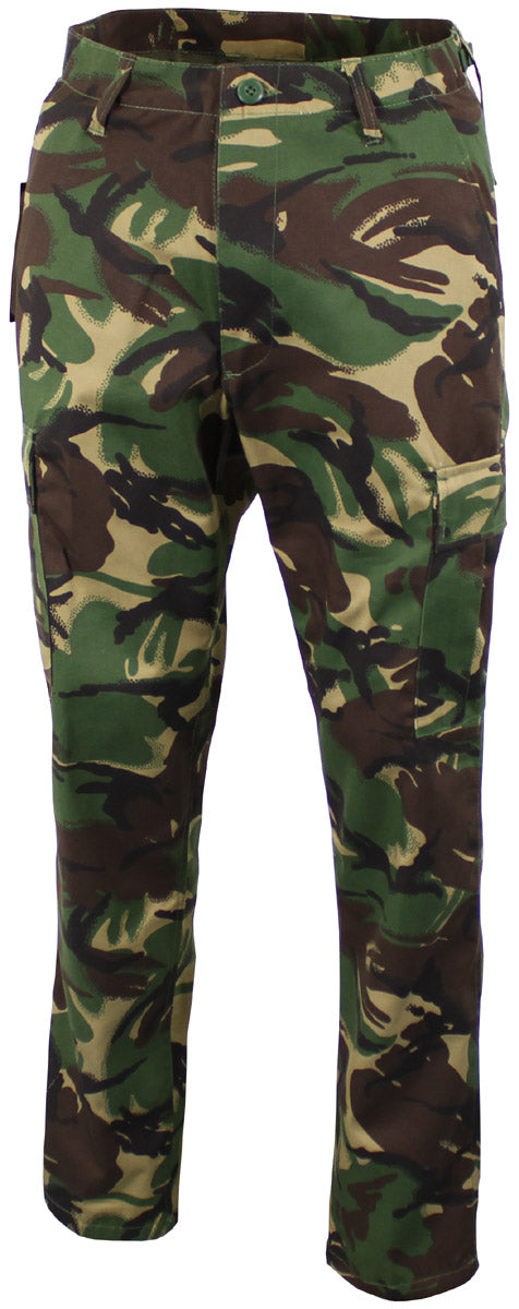 Pantalon de combat US BDU MFH motif DPM à glissière polycoton 65/35 six poches